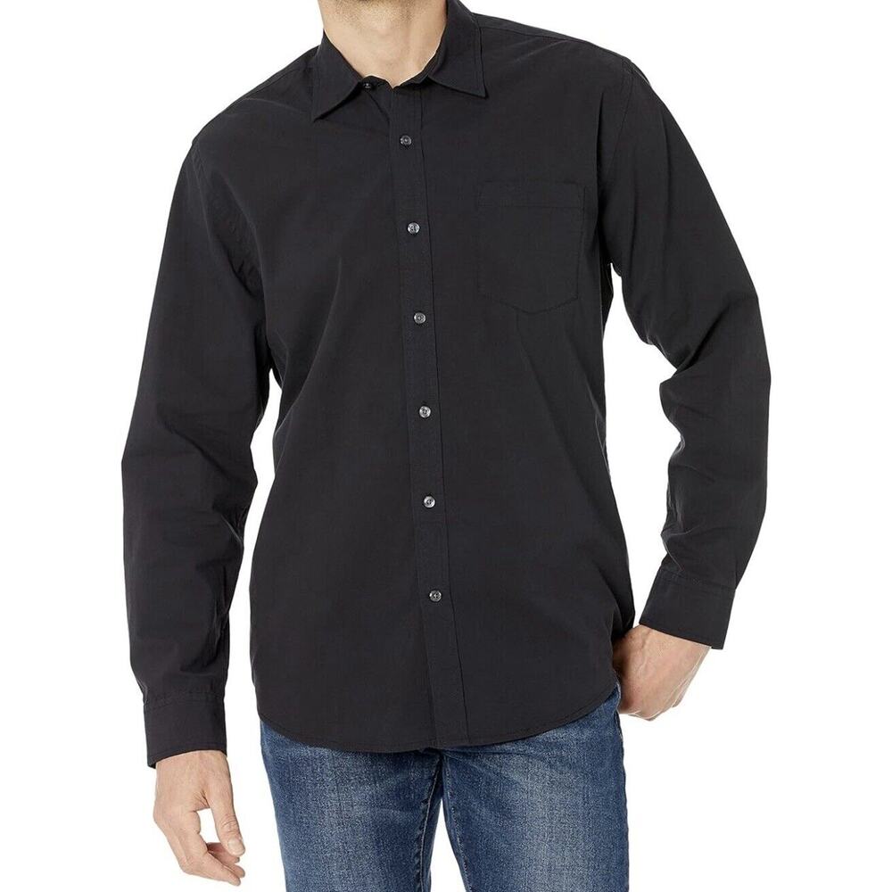 Amazon Essentials Men's Regular-Fit Long-Sleeve Casual Poplin Shirt‎ Amazon's